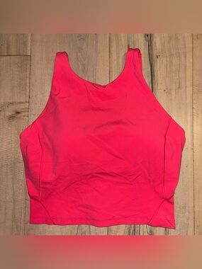 Lululemon Women’s Pink Crop Tank Top - Sleeveless Comfort